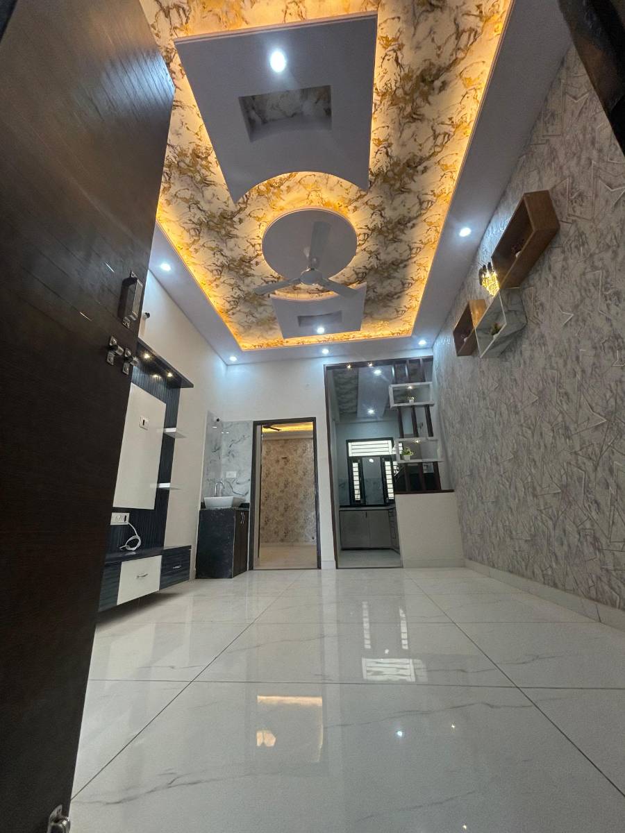 16*50=90 gaj full duplex house double parking hathoj sirsi link road 