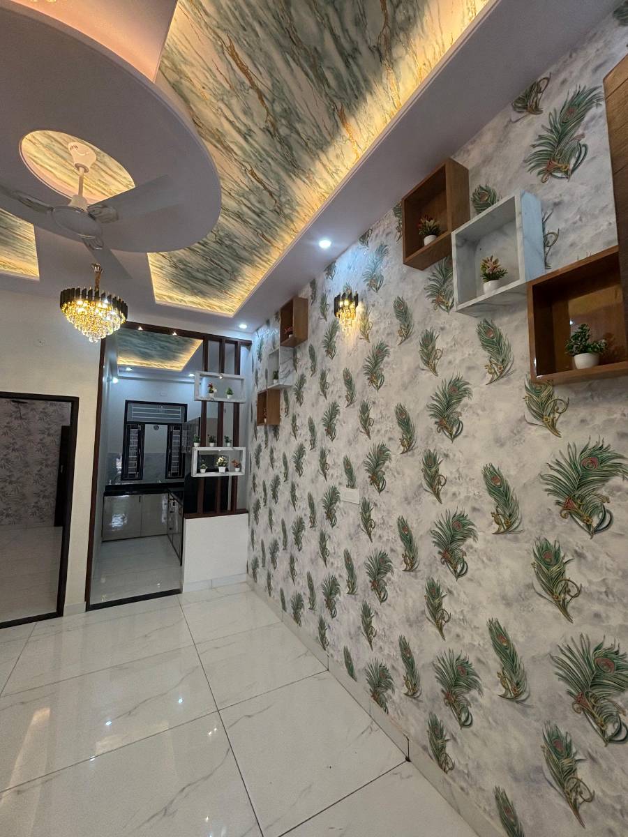 16*50=90 gaj full duplex house double parking hathoj sirsi link road 