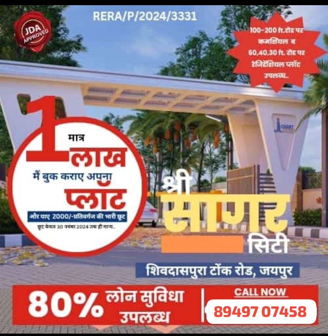 Commercial plot on 200ft tonk road 
