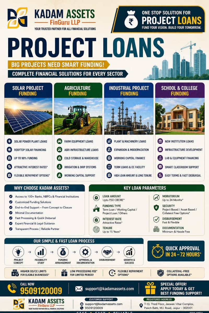 BIG PROJECTS FUNDING AVAILABLE