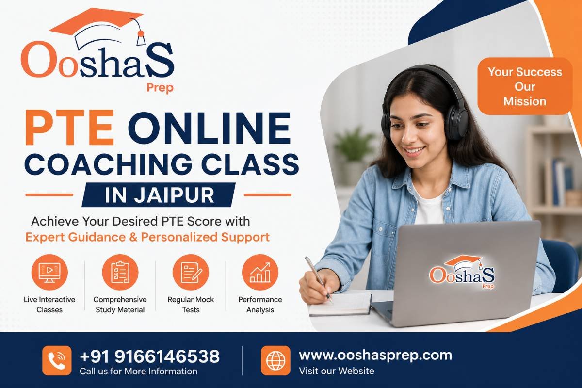 PTE Online Coaching Class in Jaipur | OOSHASPrep
