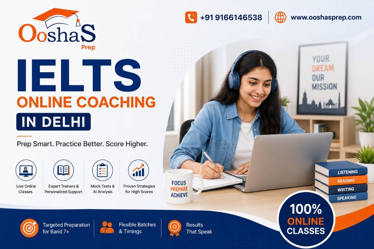 Best Online IELTS Coaching in Delhi | Expert Classes